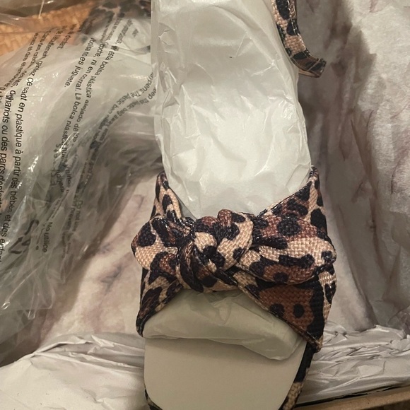 Jessica Simpson Womens Delirah Denim Ankle Strap Wedge Sandals NIB - Picture 6 of 10